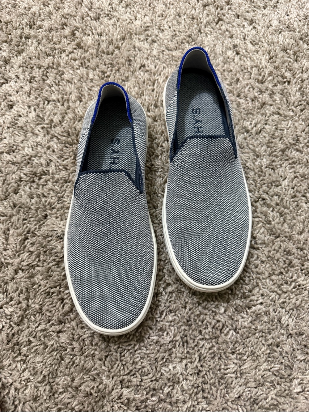 Rothy's The Original Slip On Sneaker Shoes  Anchor Textile Women’s W7